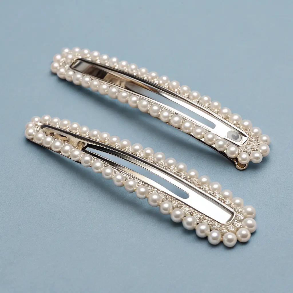Champagne Gold Hair Clips